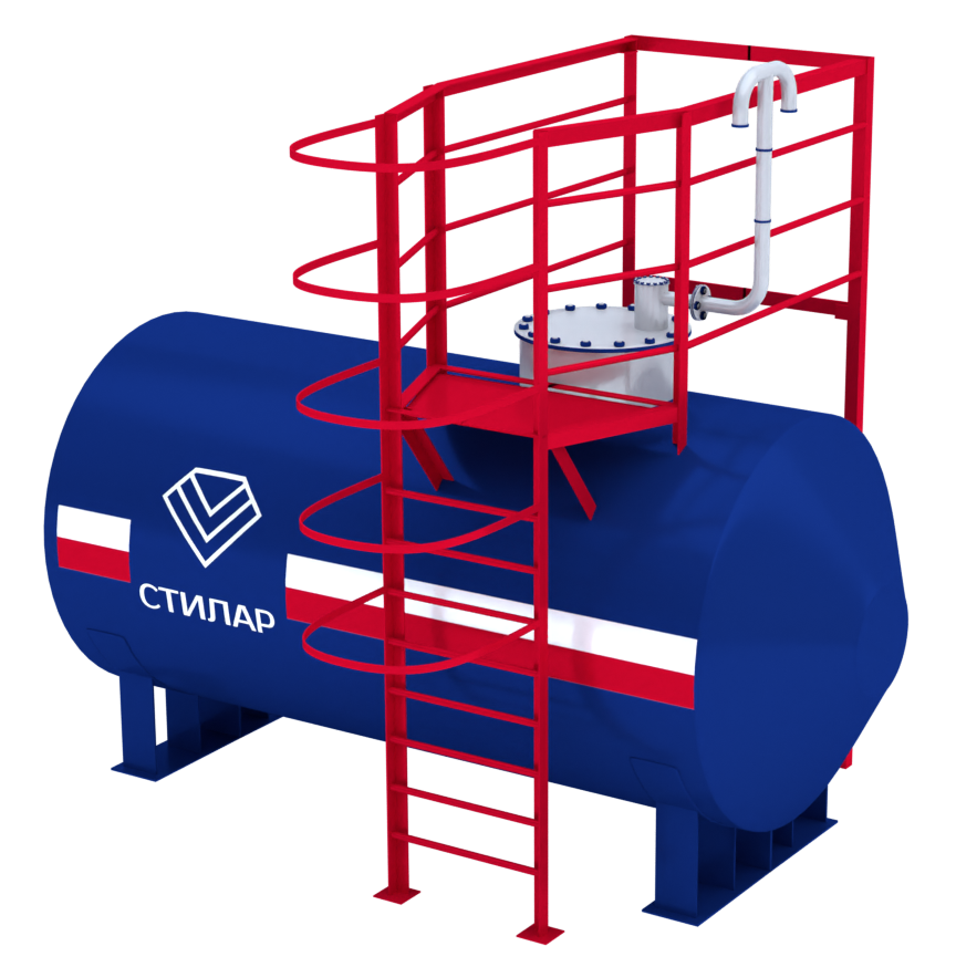 Горизонтальный резервуар РГСН аварийного запаса воды 40 м³ от завода-производителя